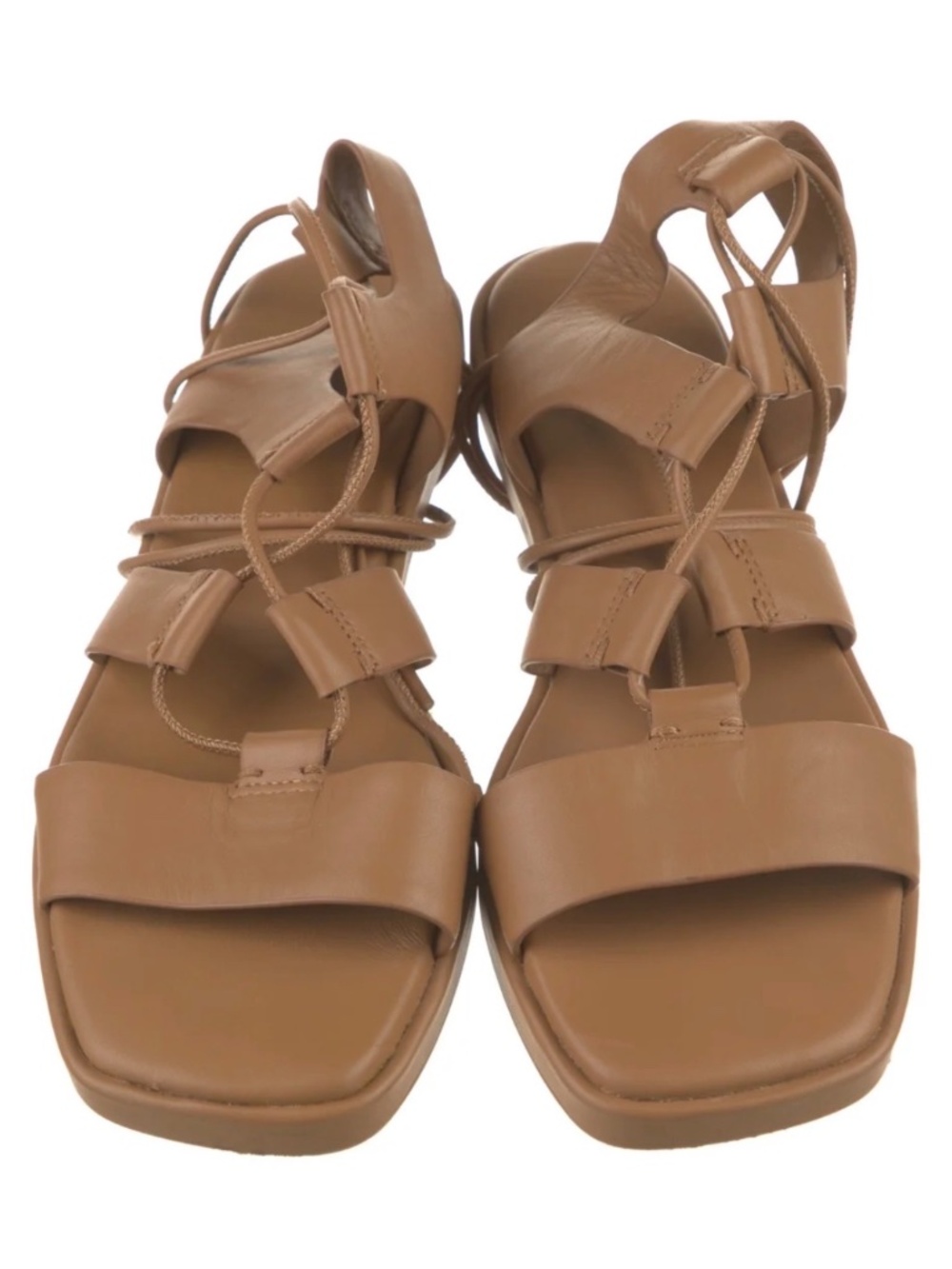 Vince Gladiator Sandals Tan Size 9 Excellent Condition